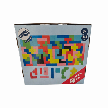 geometrische houten puzzel