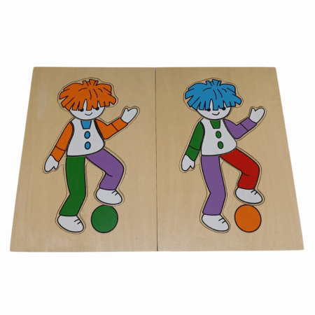 gekleurde clowns