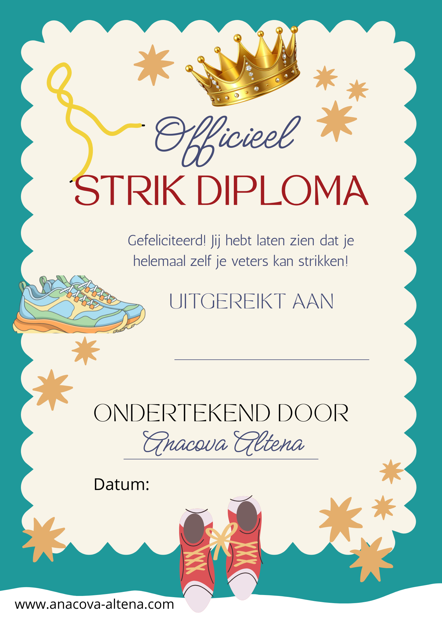 officieel strik diploma