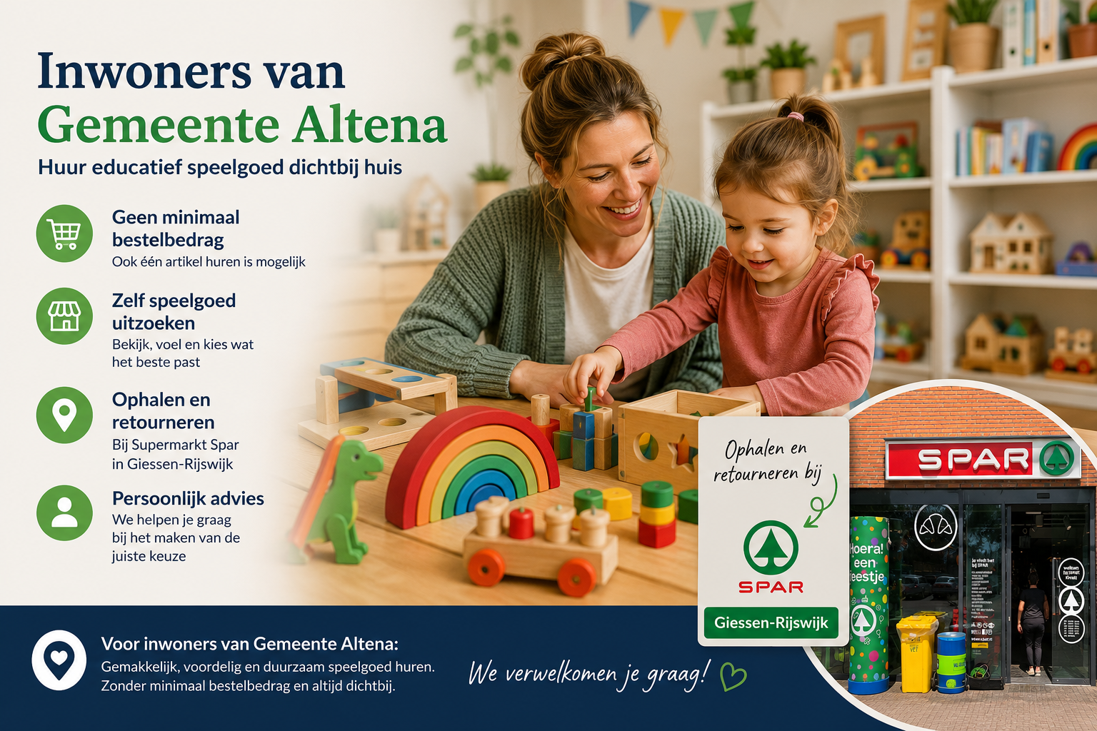 speelgoed huren in gemeente altena